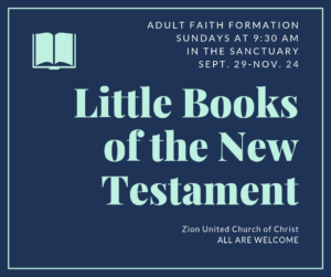 Little Books of the New Testament - Adult Faith Formation Class