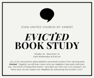 Evicted Book Study