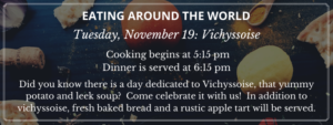 Eating Around the World: Vichyssoise Day